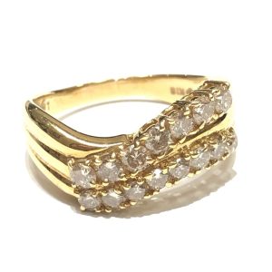 K18 18金 ダイヤ 1ct リング